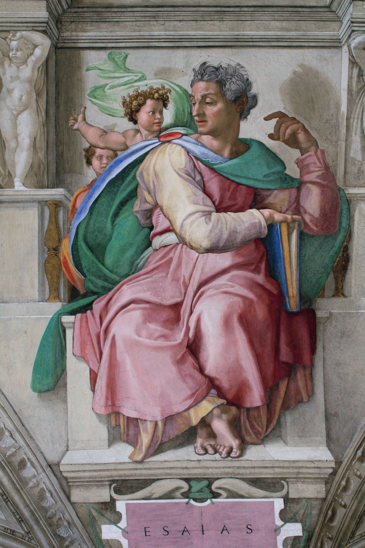 Michelangelo - Prophet Isaiah (Sistine Chapel) 